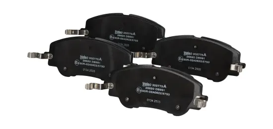 Bremsbelagsatz, Scheibenbremse Vorderachse VALEO 302775A Bild Bremsbelagsatz, Scheibenbremse Vorderachse VALEO 302775A