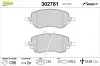 Bremsbelagsatz, Scheibenbremse Vorderachse VALEO 302781