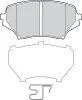 Bremsbelagsatz, Scheibenbremse Vorderachse VALEO 302791 Bild Bremsbelagsatz, Scheibenbremse Vorderachse VALEO 302791