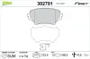 Bremsbelagsatz, Scheibenbremse Vorderachse VALEO 302791