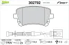 Bremsbelagsatz, Scheibenbremse Hinterachse VALEO 302792