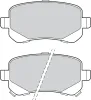 Bremsbelagsatz, Scheibenbremse Hinterachse VALEO 302793 Bild Bremsbelagsatz, Scheibenbremse Hinterachse VALEO 302793