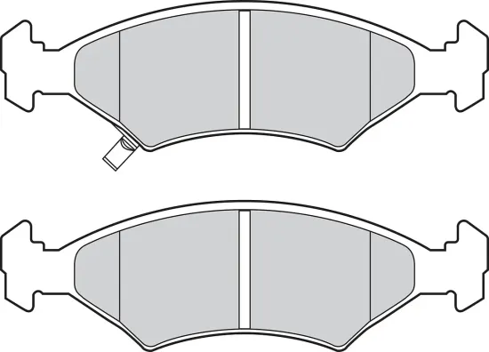Bremsbelagsatz, Scheibenbremse Vorderachse VALEO 302799 Bild Bremsbelagsatz, Scheibenbremse Vorderachse VALEO 302799