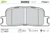 Bremsbelagsatz, Scheibenbremse Hinterachse VALEO 302802