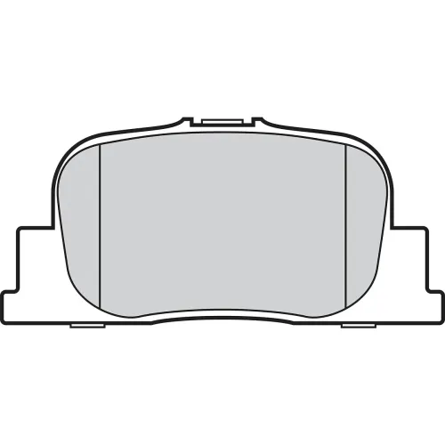 Bremsbelagsatz, Scheibenbremse Hinterachse VALEO 302803 Bild Bremsbelagsatz, Scheibenbremse Hinterachse VALEO 302803