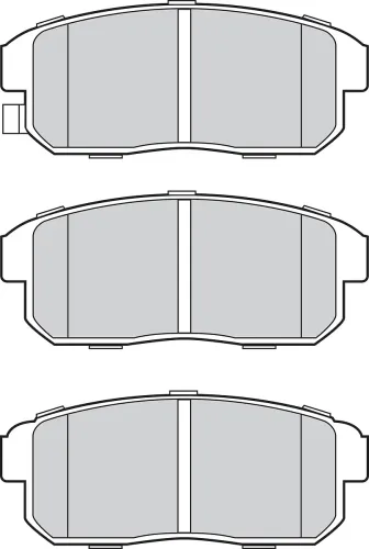 Bremsbelagsatz, Scheibenbremse Hinterachse VALEO 302808 Bild Bremsbelagsatz, Scheibenbremse Hinterachse VALEO 302808