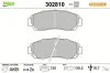 Bremsbelagsatz, Scheibenbremse Vorderachse VALEO 302810 Bild Bremsbelagsatz, Scheibenbremse Vorderachse VALEO 302810