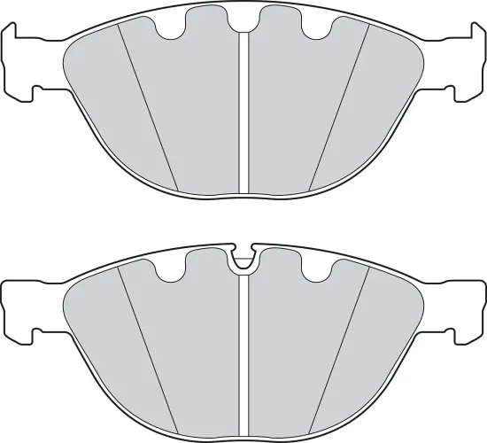Bremsbelagsatz, Scheibenbremse Vorderachse VALEO 302811 Bild Bremsbelagsatz, Scheibenbremse Vorderachse VALEO 302811