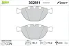 Bremsbelagsatz, Scheibenbremse Vorderachse VALEO 302811