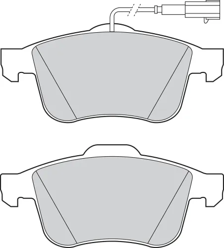 Bremsbelagsatz, Scheibenbremse Vorderachse VALEO 302815 Bild Bremsbelagsatz, Scheibenbremse Vorderachse VALEO 302815
