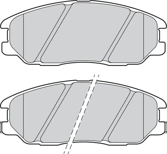Bremsbelagsatz, Scheibenbremse Vorderachse VALEO 302819 Bild Bremsbelagsatz, Scheibenbremse Vorderachse VALEO 302819