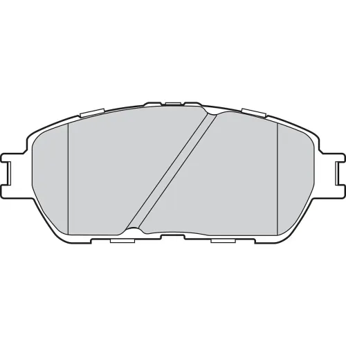 Bremsbelagsatz, Scheibenbremse Vorderachse VALEO 302821 Bild Bremsbelagsatz, Scheibenbremse Vorderachse VALEO 302821