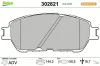 Bremsbelagsatz, Scheibenbremse Vorderachse VALEO 302821 Bild Bremsbelagsatz, Scheibenbremse Vorderachse VALEO 302821