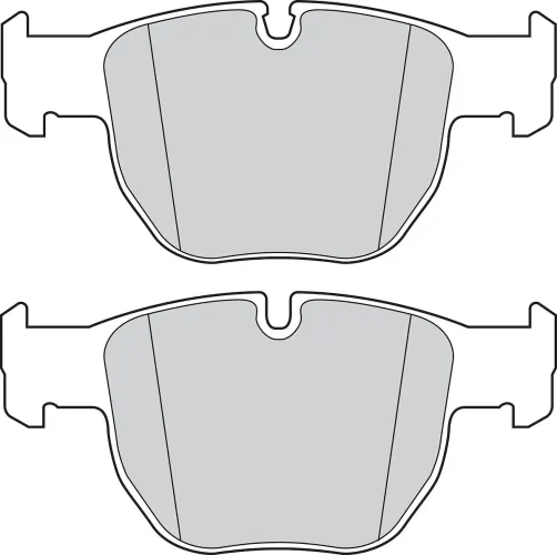 Bremsbelagsatz, Scheibenbremse Vorderachse VALEO 302824 Bild Bremsbelagsatz, Scheibenbremse Vorderachse VALEO 302824