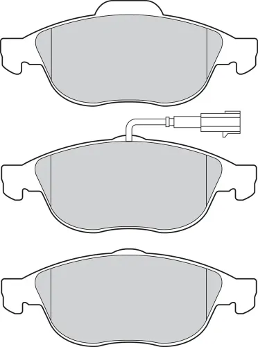 Bremsbelagsatz, Scheibenbremse Vorderachse VALEO 302833 Bild Bremsbelagsatz, Scheibenbremse Vorderachse VALEO 302833