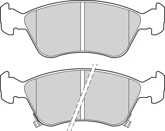 Bremsbelagsatz, Scheibenbremse Vorderachse VALEO 302838 Bild Bremsbelagsatz, Scheibenbremse Vorderachse VALEO 302838