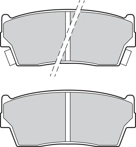 Bremsbelagsatz, Scheibenbremse Vorderachse VALEO 302845 Bild Bremsbelagsatz, Scheibenbremse Vorderachse VALEO 302845