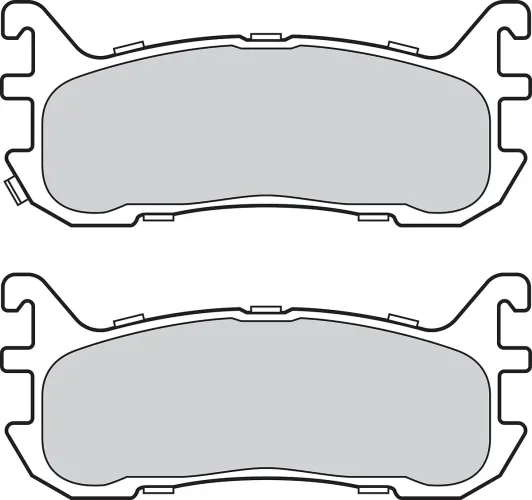 Bremsbelagsatz, Scheibenbremse Hinterachse VALEO 302846 Bild Bremsbelagsatz, Scheibenbremse Hinterachse VALEO 302846