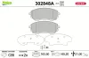 Bremsbelagsatz, Scheibenbremse Vorderachse VALEO 302848A