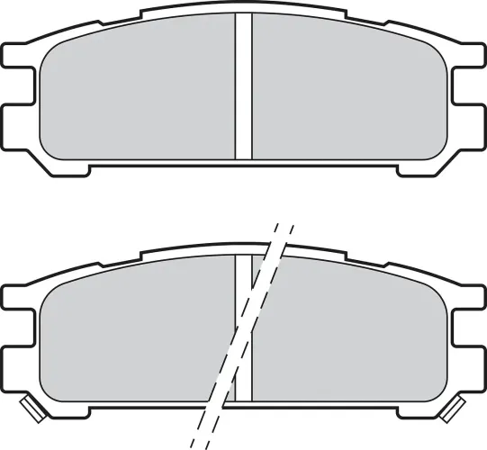 Bremsbelagsatz, Scheibenbremse Hinterachse VALEO 302853 Bild Bremsbelagsatz, Scheibenbremse Hinterachse VALEO 302853