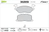 Bremsbelagsatz, Scheibenbremse Vorderachse VALEO 302859