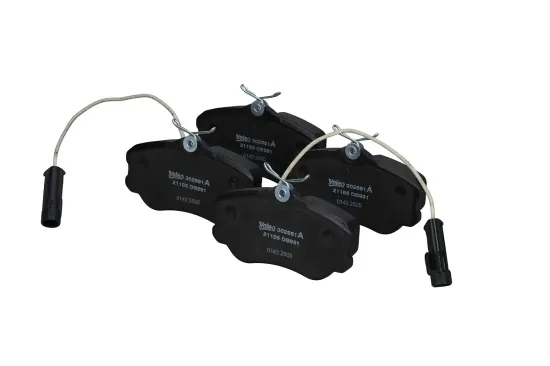 Bremsbelagsatz, Scheibenbremse Vorderachse VALEO 302861A Bild Bremsbelagsatz, Scheibenbremse Vorderachse VALEO 302861A