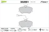 Bremsbelagsatz, Scheibenbremse Vorderachse VALEO 302861