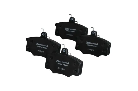 Bremsbelagsatz, Scheibenbremse Vorderachse VALEO 302866A Bild Bremsbelagsatz, Scheibenbremse Vorderachse VALEO 302866A