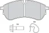 Bremsbelagsatz, Scheibenbremse Hinterachse Vorderachse VALEO 302869 Bild Bremsbelagsatz, Scheibenbremse Hinterachse Vorderachse VALEO 302869