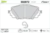 Bremsbelagsatz, Scheibenbremse Vorderachse VALEO 302872