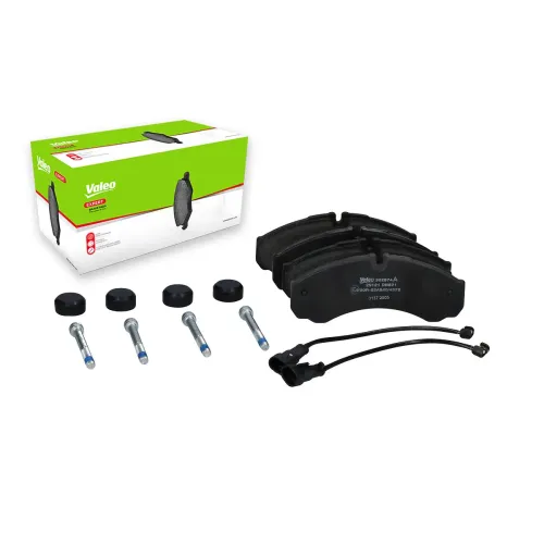 Bremsbelagsatz, Scheibenbremse Hinterachse VALEO 302874A Bild Bremsbelagsatz, Scheibenbremse Hinterachse VALEO 302874A