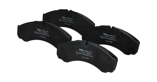 Bremsbelagsatz, Scheibenbremse Hinterachse VALEO 302874A Bild Bremsbelagsatz, Scheibenbremse Hinterachse VALEO 302874A