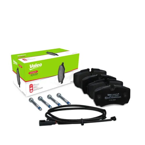 Bremsbelagsatz, Scheibenbremse Hinterachse VALEO 302875A Bild Bremsbelagsatz, Scheibenbremse Hinterachse VALEO 302875A