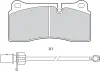 Bremsbelagsatz, Scheibenbremse Hinterachse VALEO 302877 Bild Bremsbelagsatz, Scheibenbremse Hinterachse VALEO 302877