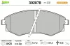 Bremsbelagsatz, Scheibenbremse Vorderachse VALEO 302878