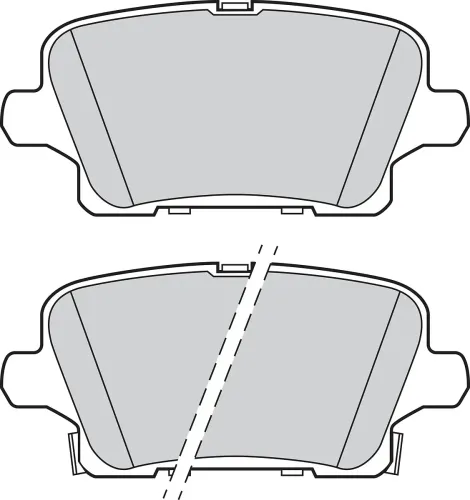 Bremsbelagsatz, Scheibenbremse Hinterachse VALEO 302881 Bild Bremsbelagsatz, Scheibenbremse Hinterachse VALEO 302881