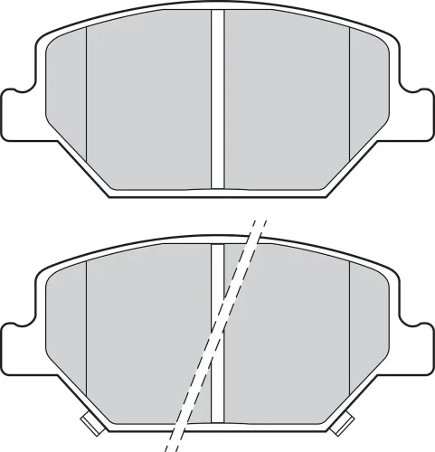 Bremsbelagsatz, Scheibenbremse Vorderachse VALEO 302884 Bild Bremsbelagsatz, Scheibenbremse Vorderachse VALEO 302884
