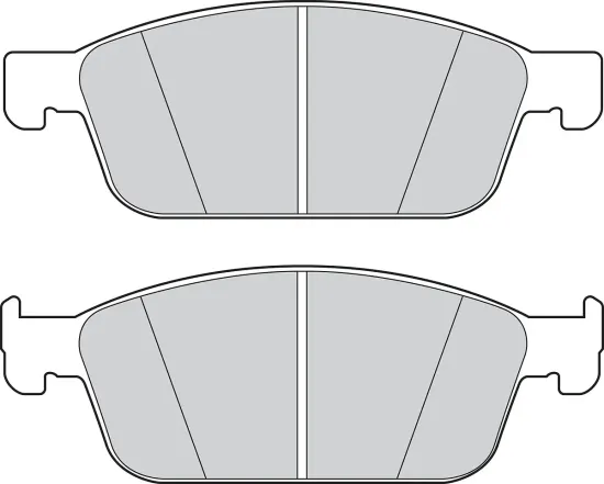 Bremsbelagsatz, Scheibenbremse Vorderachse VALEO 302886 Bild Bremsbelagsatz, Scheibenbremse Vorderachse VALEO 302886