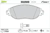 Bremsbelagsatz, Scheibenbremse Vorderachse VALEO 302889