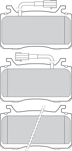 Bremsbelagsatz, Scheibenbremse Vorderachse VALEO 302891 Bild Bremsbelagsatz, Scheibenbremse Vorderachse VALEO 302891