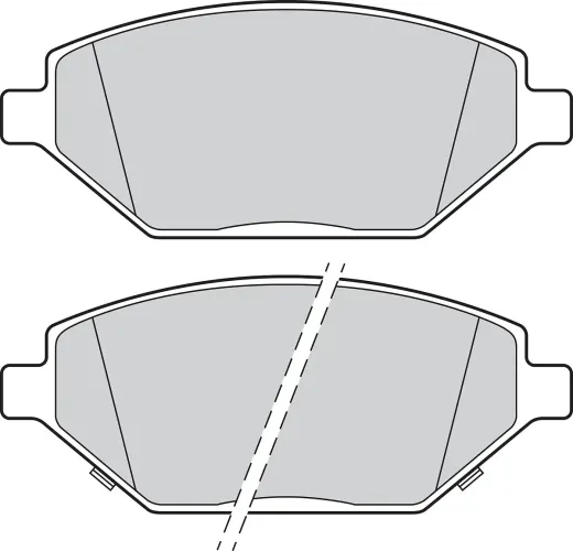 Bremsbelagsatz, Scheibenbremse Vorderachse VALEO 302892 Bild Bremsbelagsatz, Scheibenbremse Vorderachse VALEO 302892