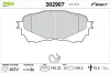 Bremsbelagsatz, Scheibenbremse Vorderachse VALEO 302907