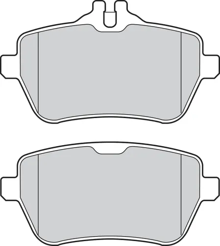 Bremsbelagsatz, Scheibenbremse Hinterachse VALEO 302908 Bild Bremsbelagsatz, Scheibenbremse Hinterachse VALEO 302908