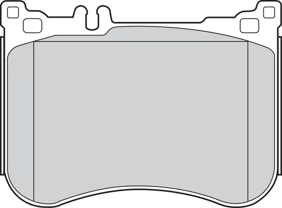 Bremsbelagsatz, Scheibenbremse Vorderachse VALEO 302909 Bild Bremsbelagsatz, Scheibenbremse Vorderachse VALEO 302909