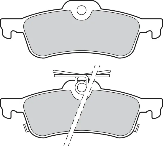 Bremsbelagsatz, Scheibenbremse Hinterachse VALEO 302911 Bild Bremsbelagsatz, Scheibenbremse Hinterachse VALEO 302911