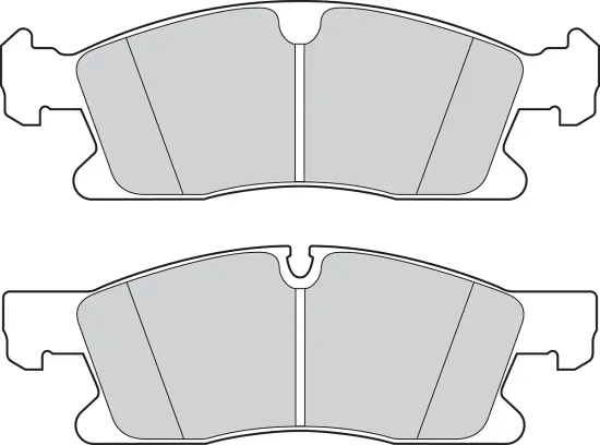 Bremsbelagsatz, Scheibenbremse Vorderachse VALEO 302913 Bild Bremsbelagsatz, Scheibenbremse Vorderachse VALEO 302913