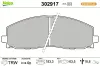 Bremsbelagsatz, Scheibenbremse Vorderachse VALEO 302917 Bild Bremsbelagsatz, Scheibenbremse Vorderachse VALEO 302917