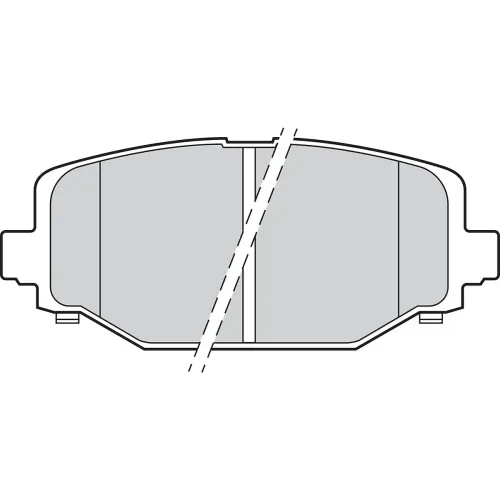 Bremsbelagsatz, Scheibenbremse Hinterachse VALEO 302918 Bild Bremsbelagsatz, Scheibenbremse Hinterachse VALEO 302918