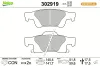 Bremsbelagsatz, Scheibenbremse Hinterachse VALEO 302919