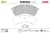 Bremsbelagsatz, Scheibenbremse Vorderachse VALEO 302924A